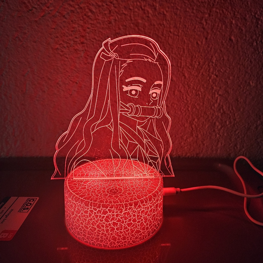 Anime Character LED Night Light 3D